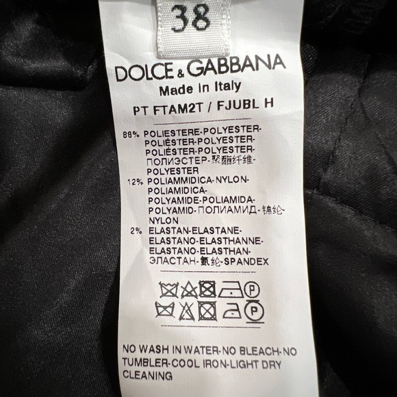 Dolce and Gabbana High-rise Trousers IT:38 - Picture 9 of 11